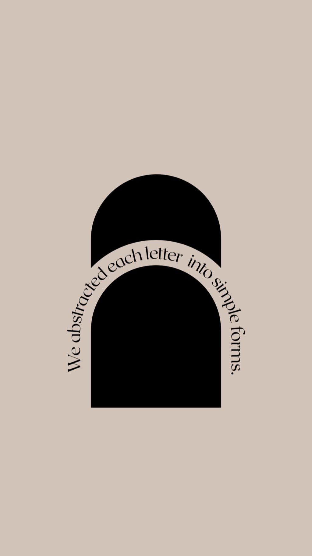 Bespoke table pattern design, each letter restructured and reimagined from the brand logo in playful homage