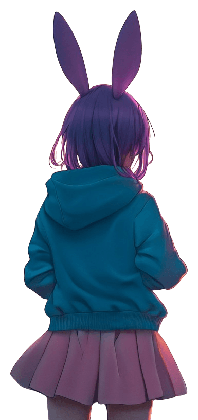 Bun.E Standing looking in to the distance