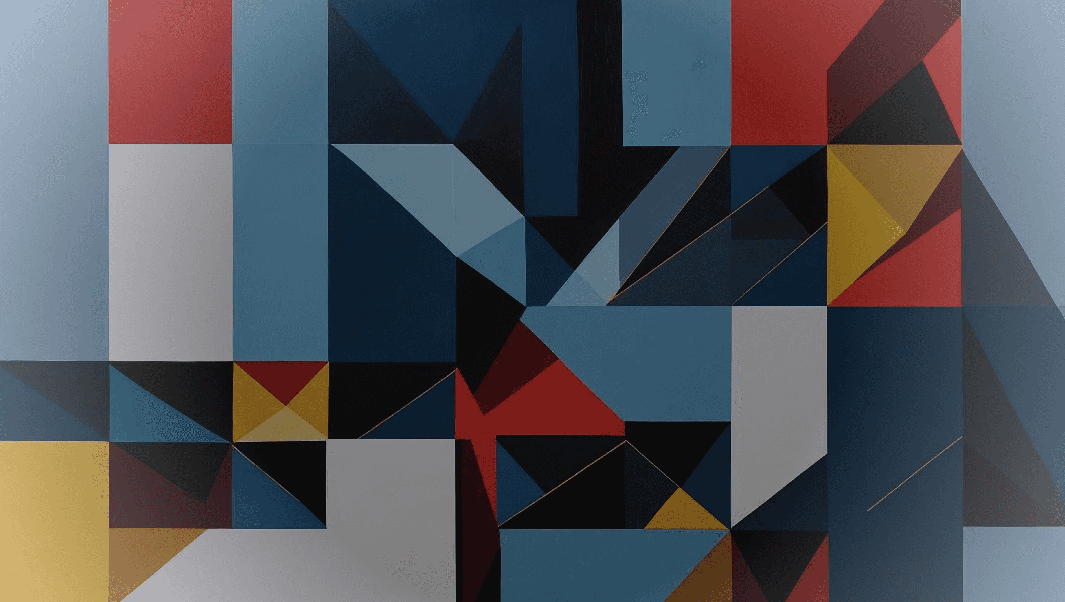 Hero image with abstract blue pattern