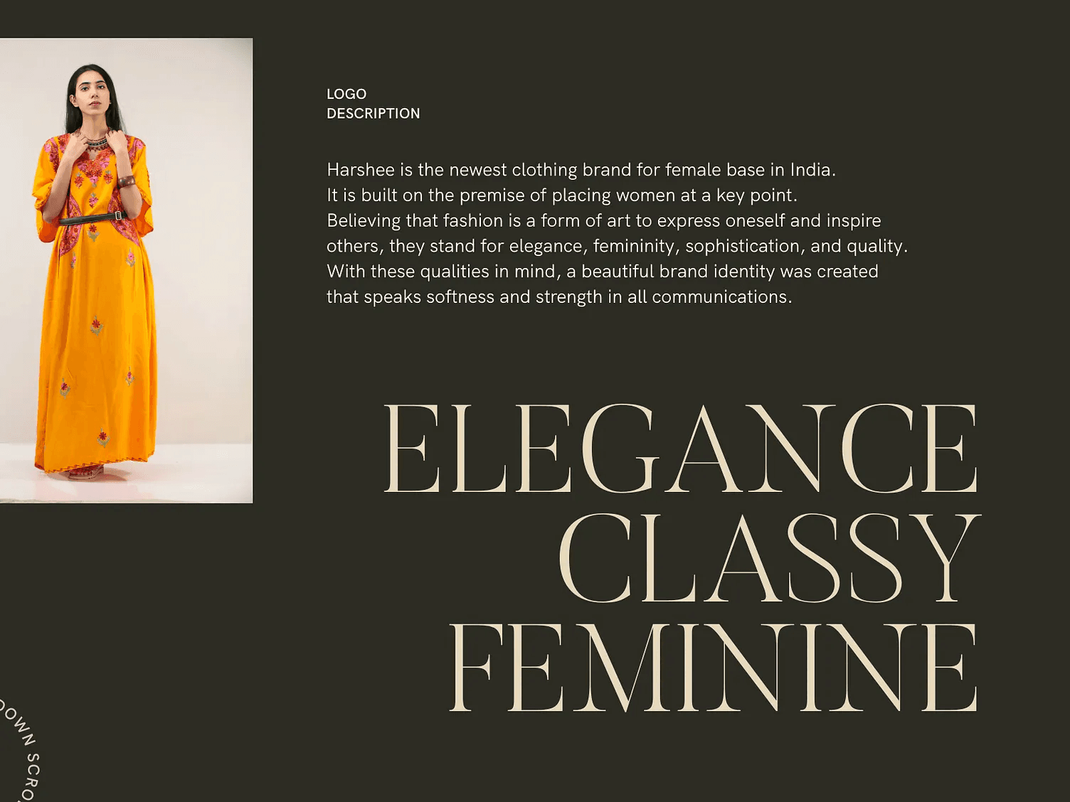 Harshee women’s fashion collection showcasing elegant and contemporary clothing design