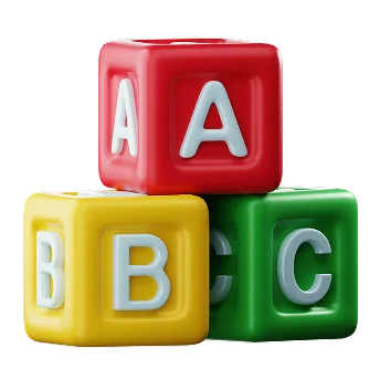 3D Abacus Icon for school