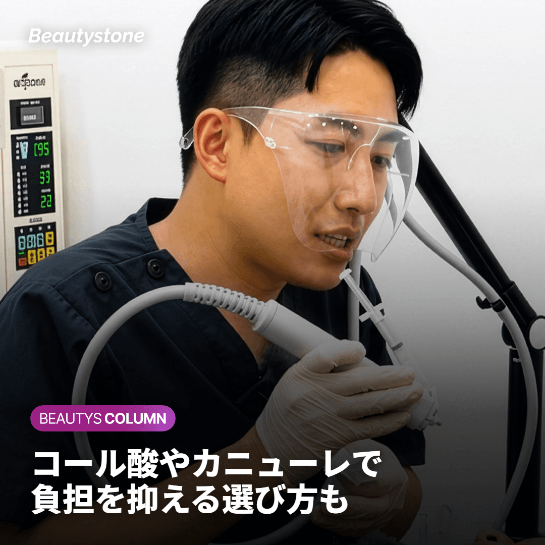 成分や施術方法でダウンタイムの負担を軽減できます
