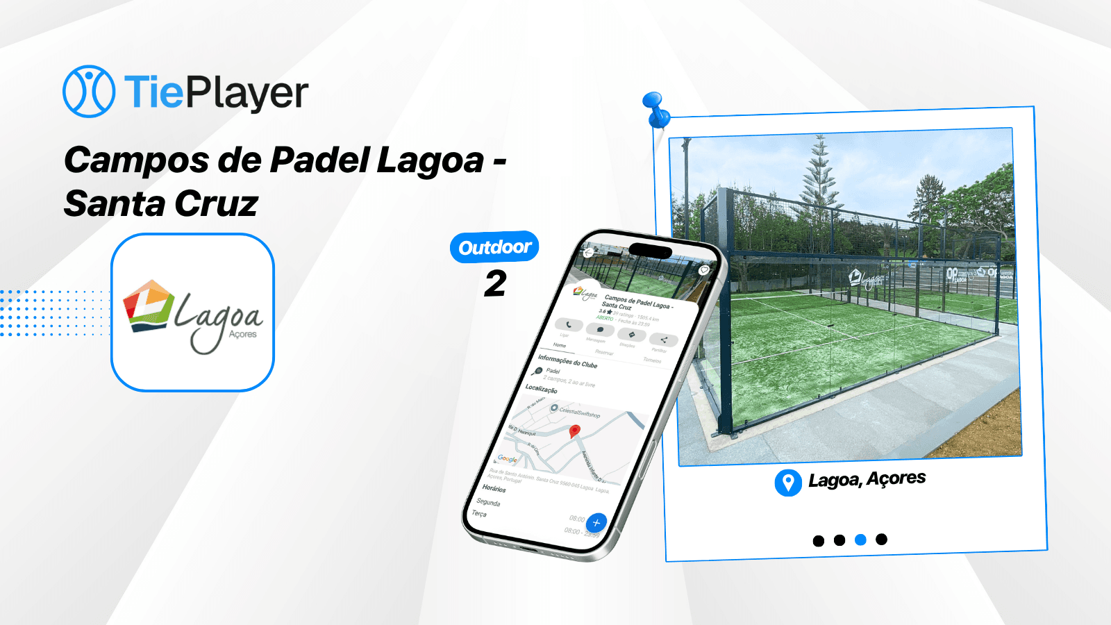 Reserva campo de padel nos Campos de Padel Lagoa - Santa Cruz