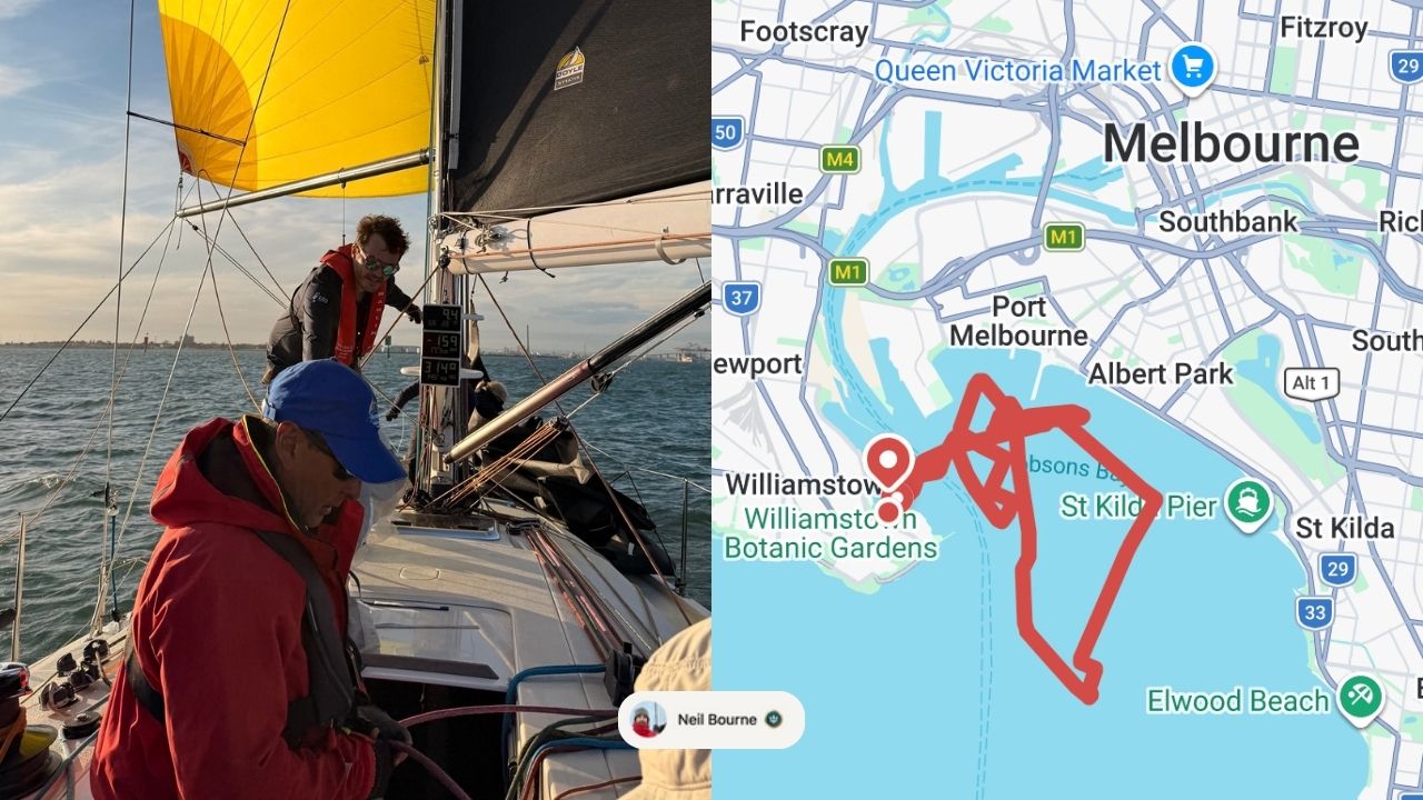 SeaPeople user joining the Twilight Race Melbourne