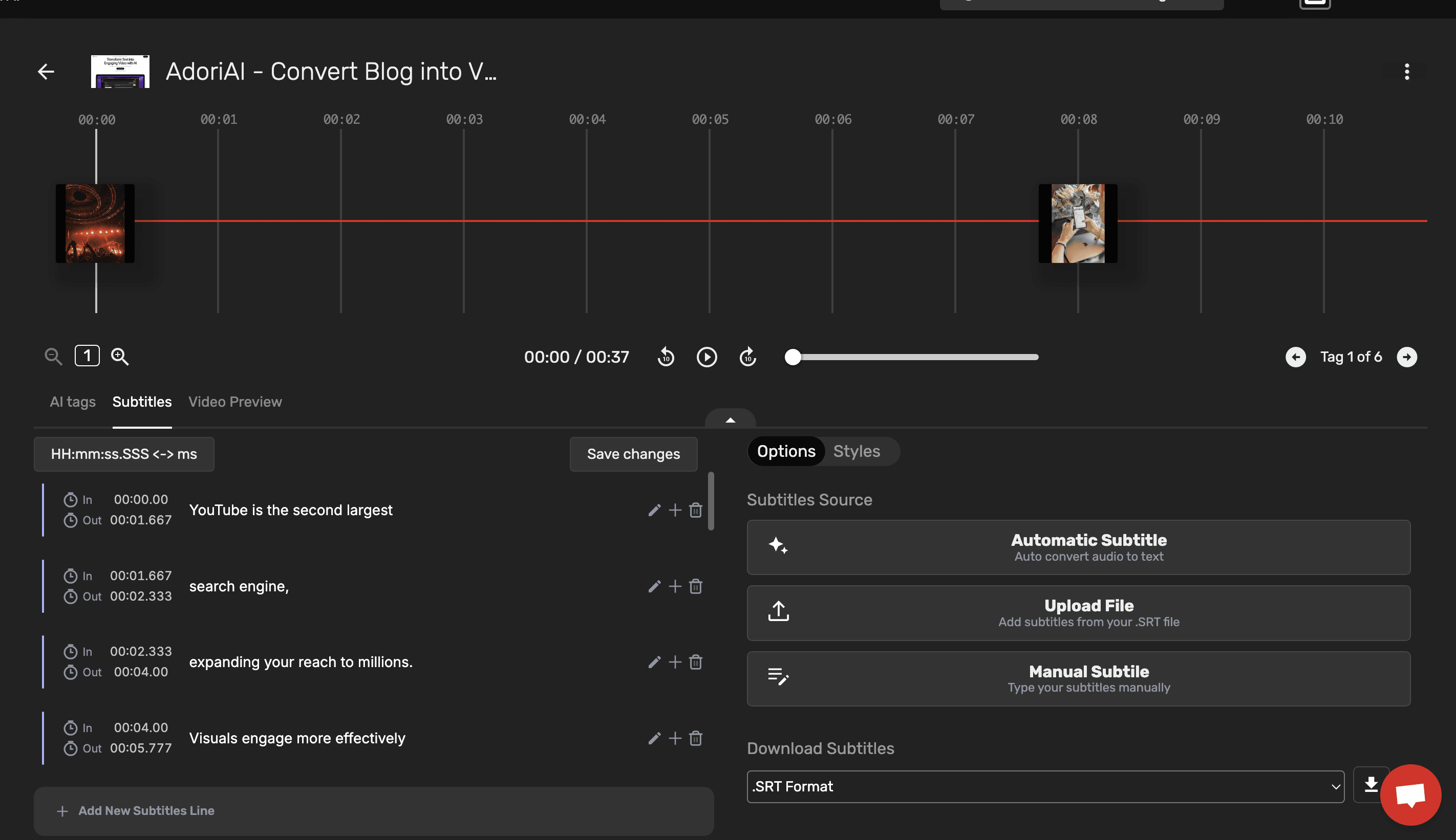 AdoriAI tool