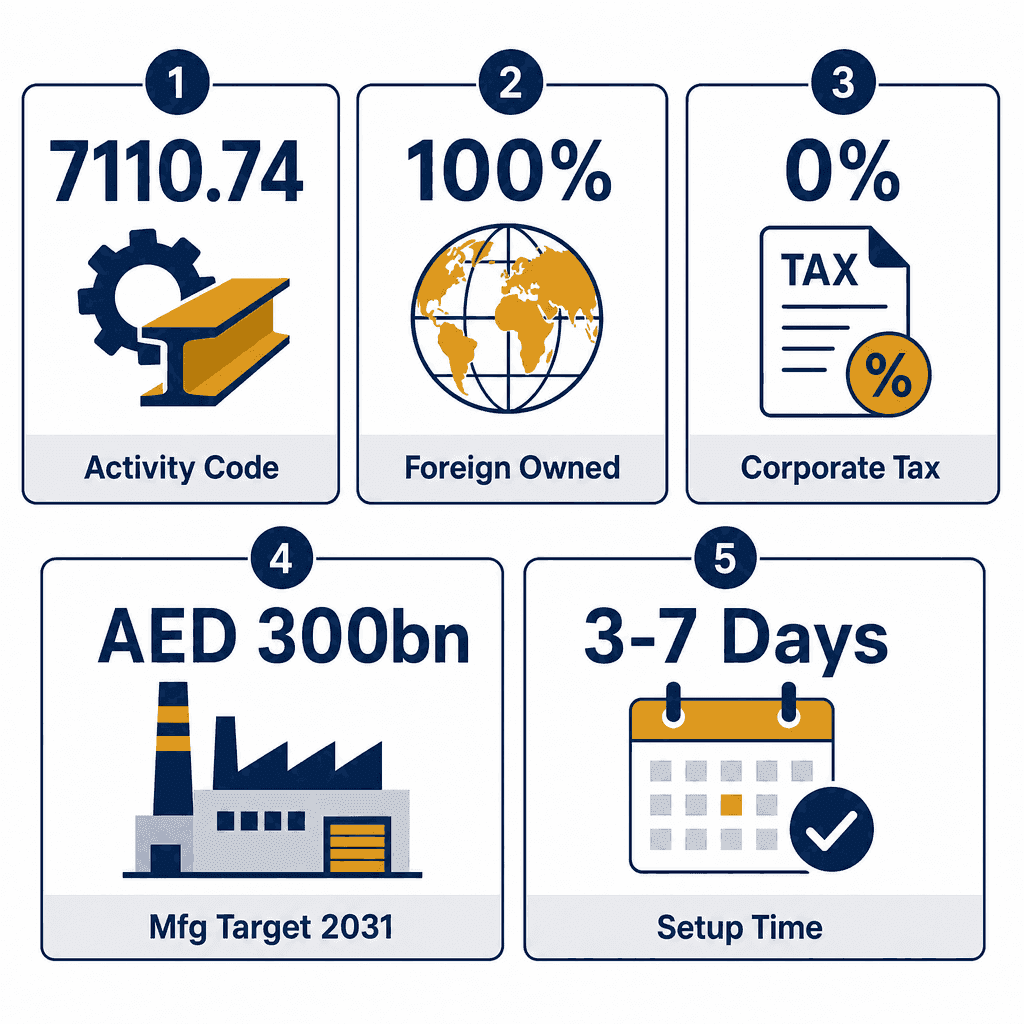 Infographic: How to Get a Metal Engineering Services Business License in Dubai