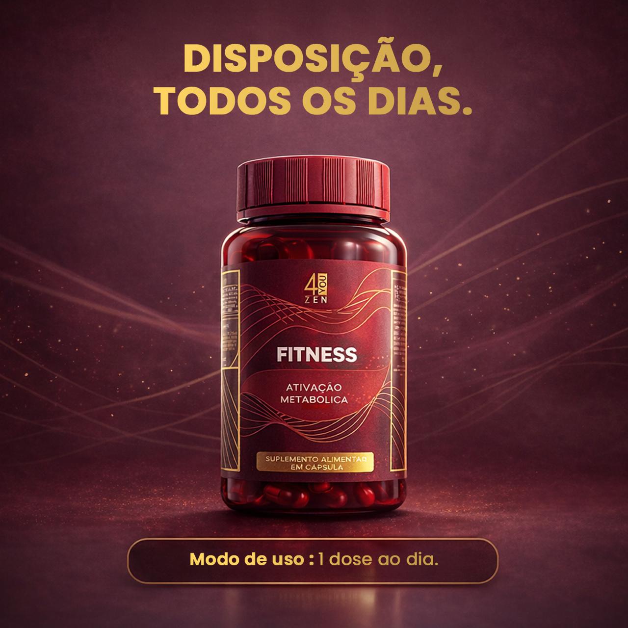 Kit 4you zen picolinato de cromo, blend triplo magnesio e formula fit