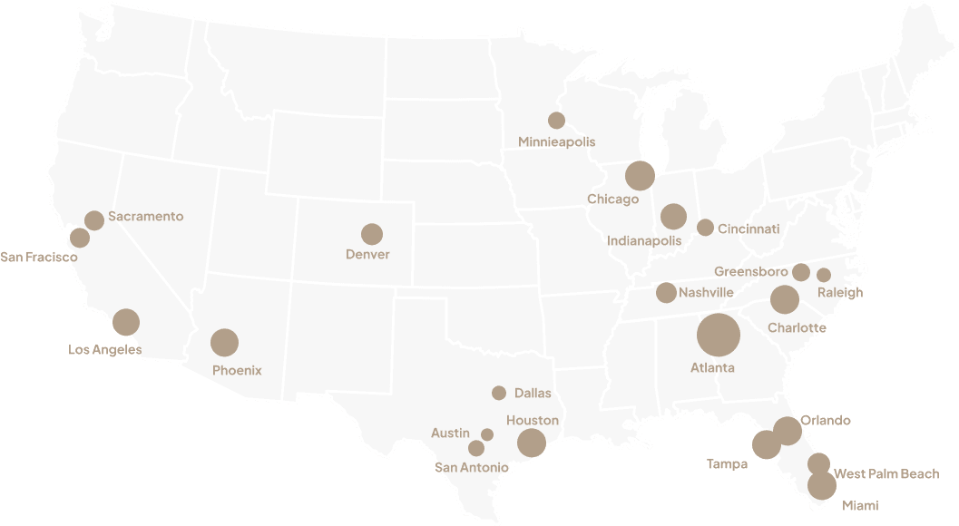 r10k Capital US Footprint