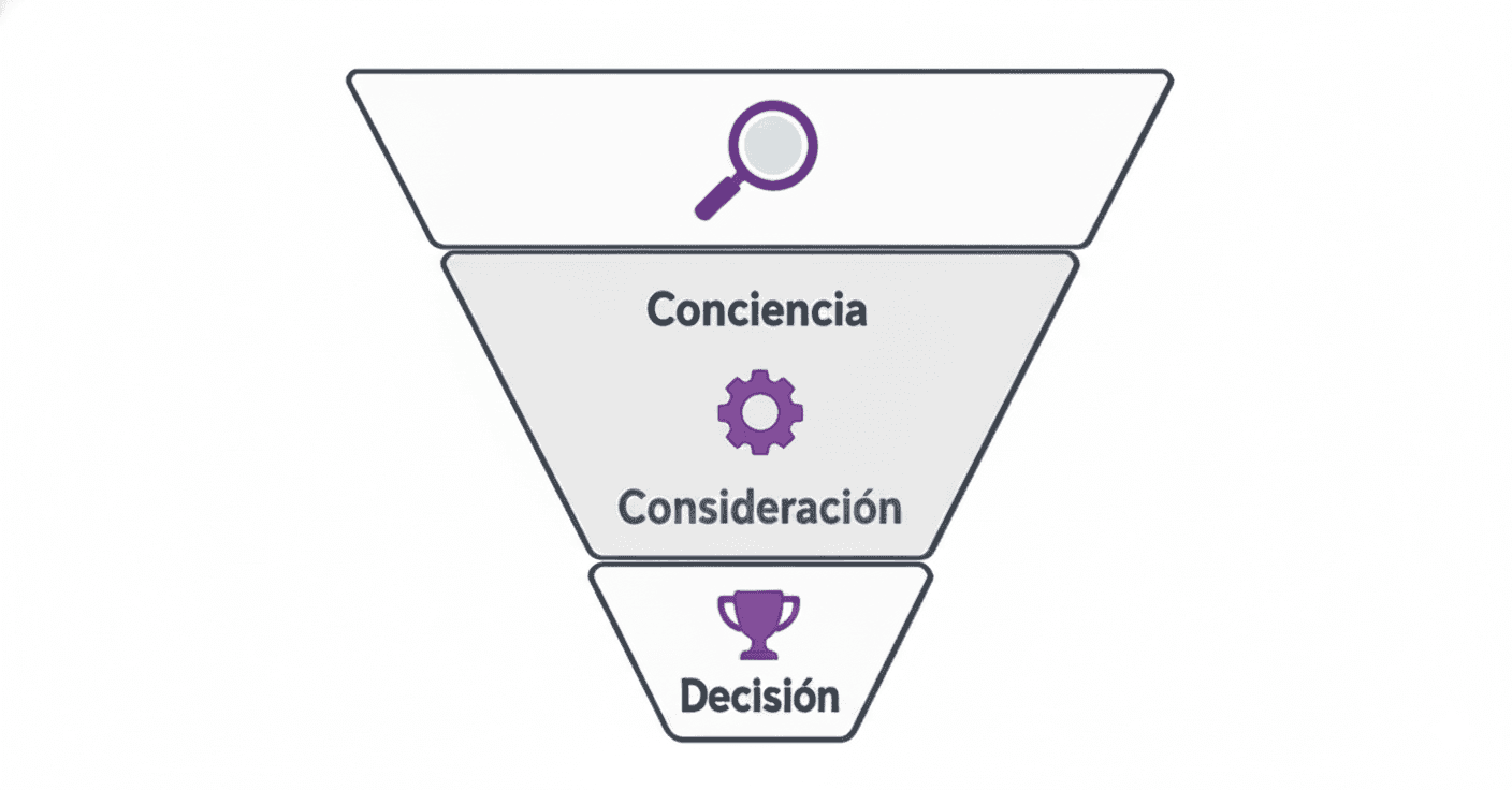 Infographic about sales funnel b2b