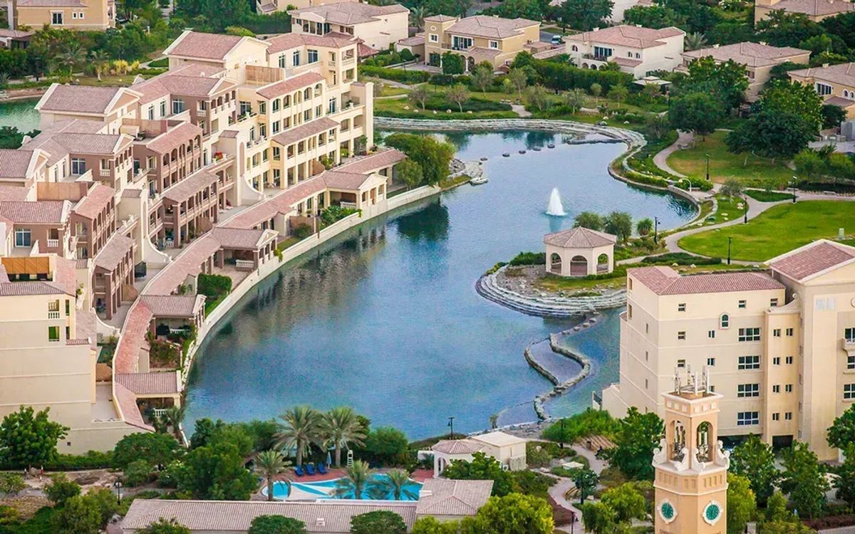  A panoramic view of Motor City from the top of the building, showcasing the skyline and urban landscape below.