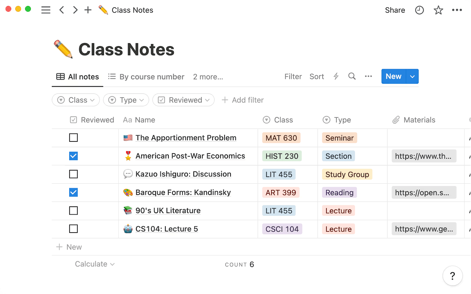 notion for working space overview&nbsp;