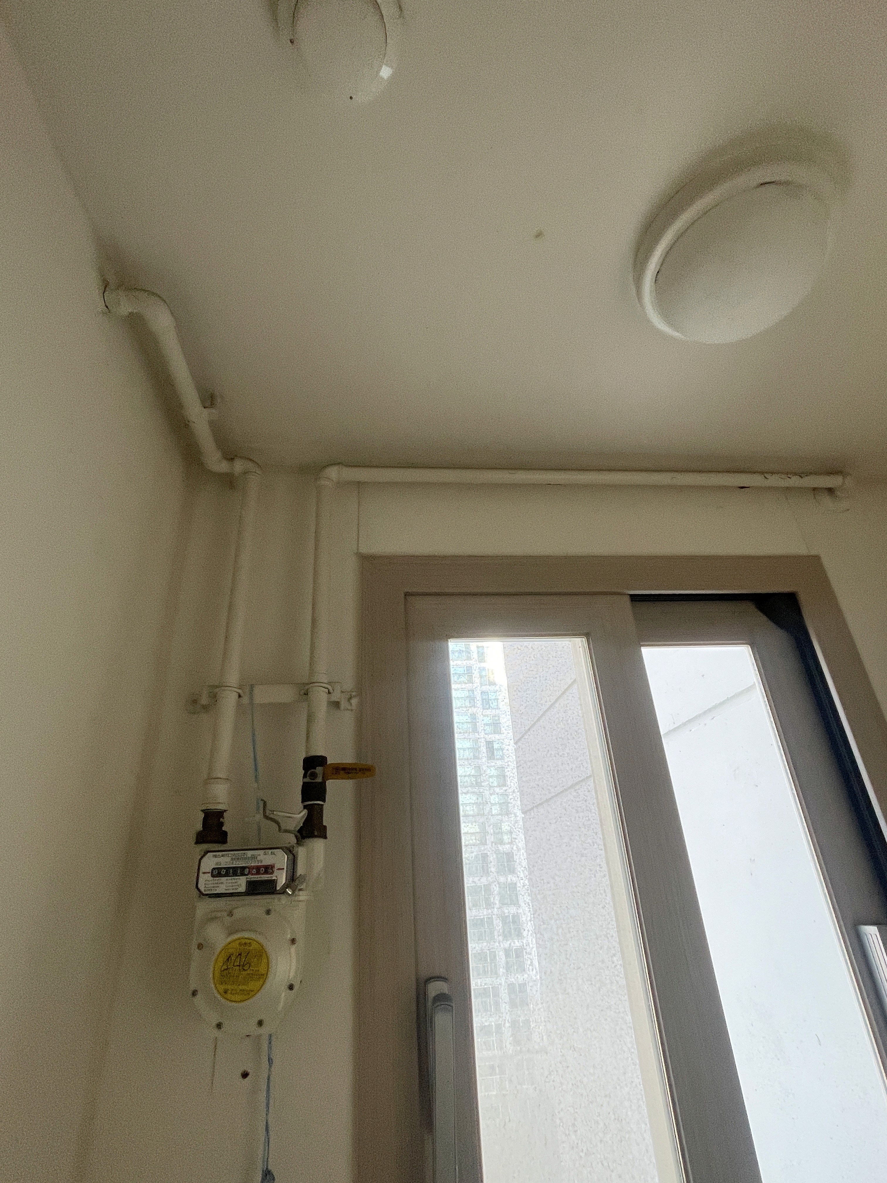 김포시 장기동 아파트 도시가스철거 전 다용도실 계량기 │ 도시가스공사 신한울