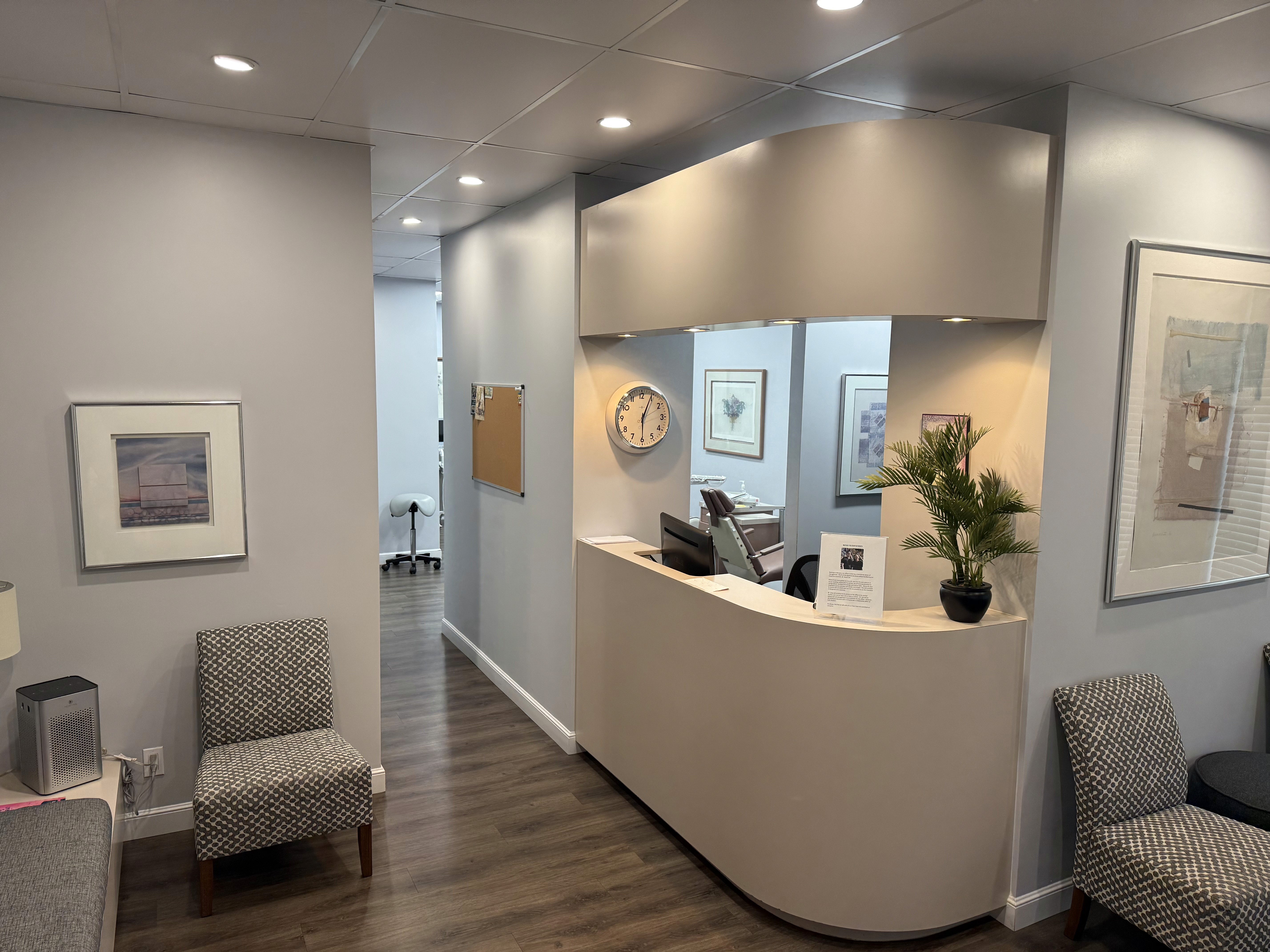 Reception area at Daly City Orthodontics clinic