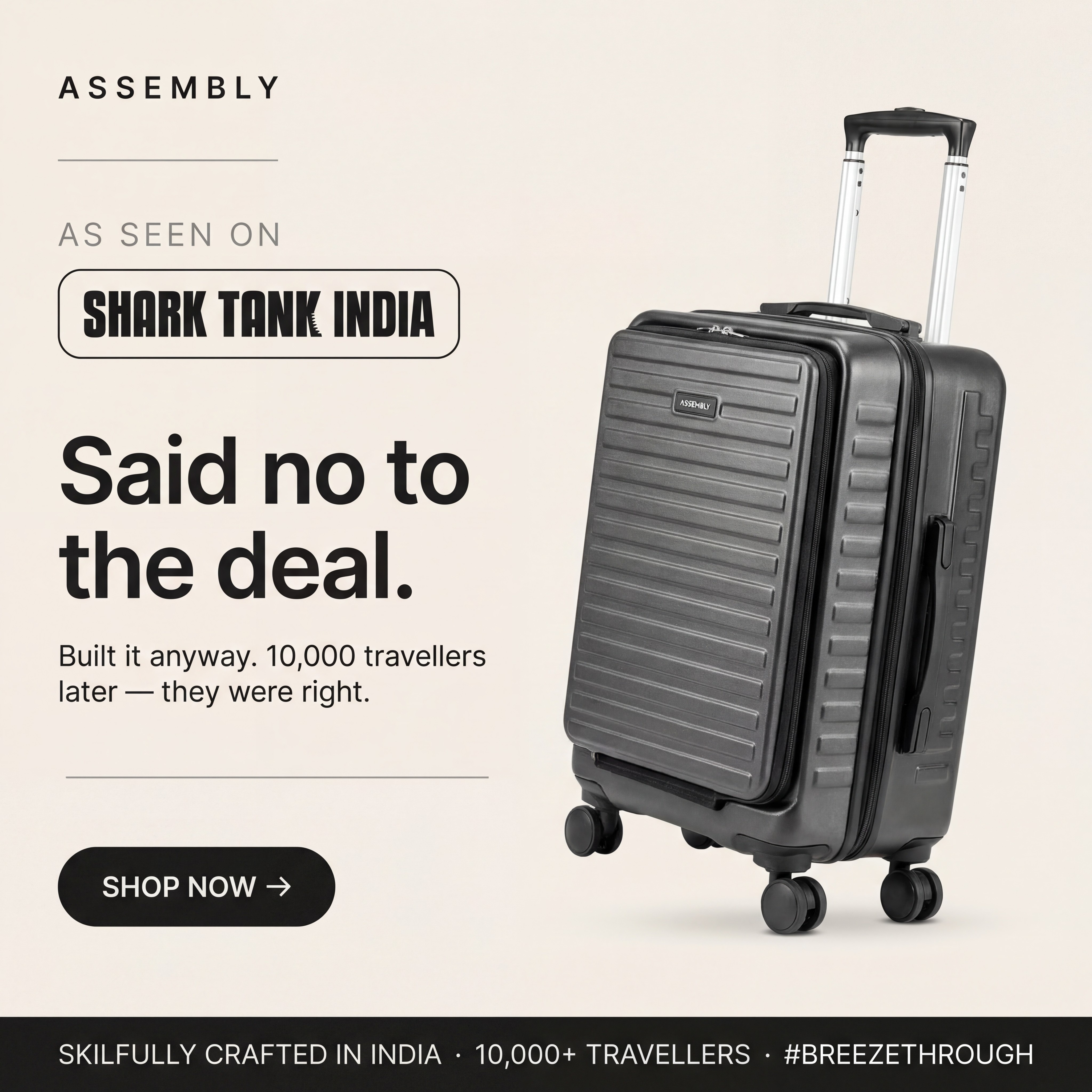 "As Seen on Shark Tank India"