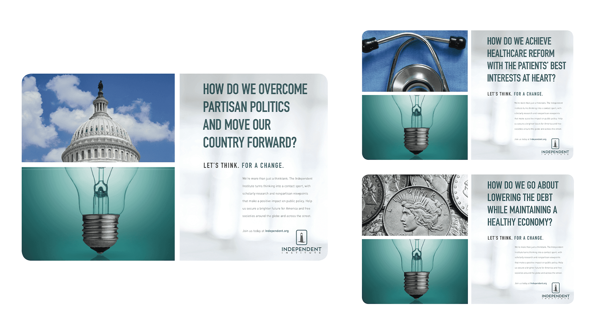 lets think campaign print ads
