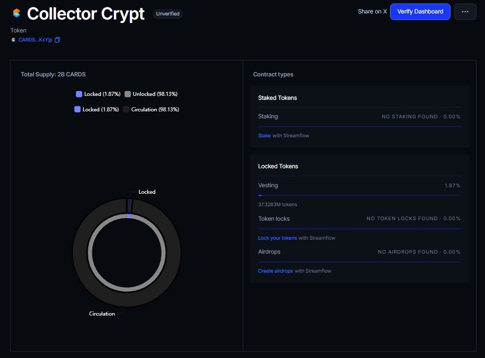 Collector Crypt Dashboard