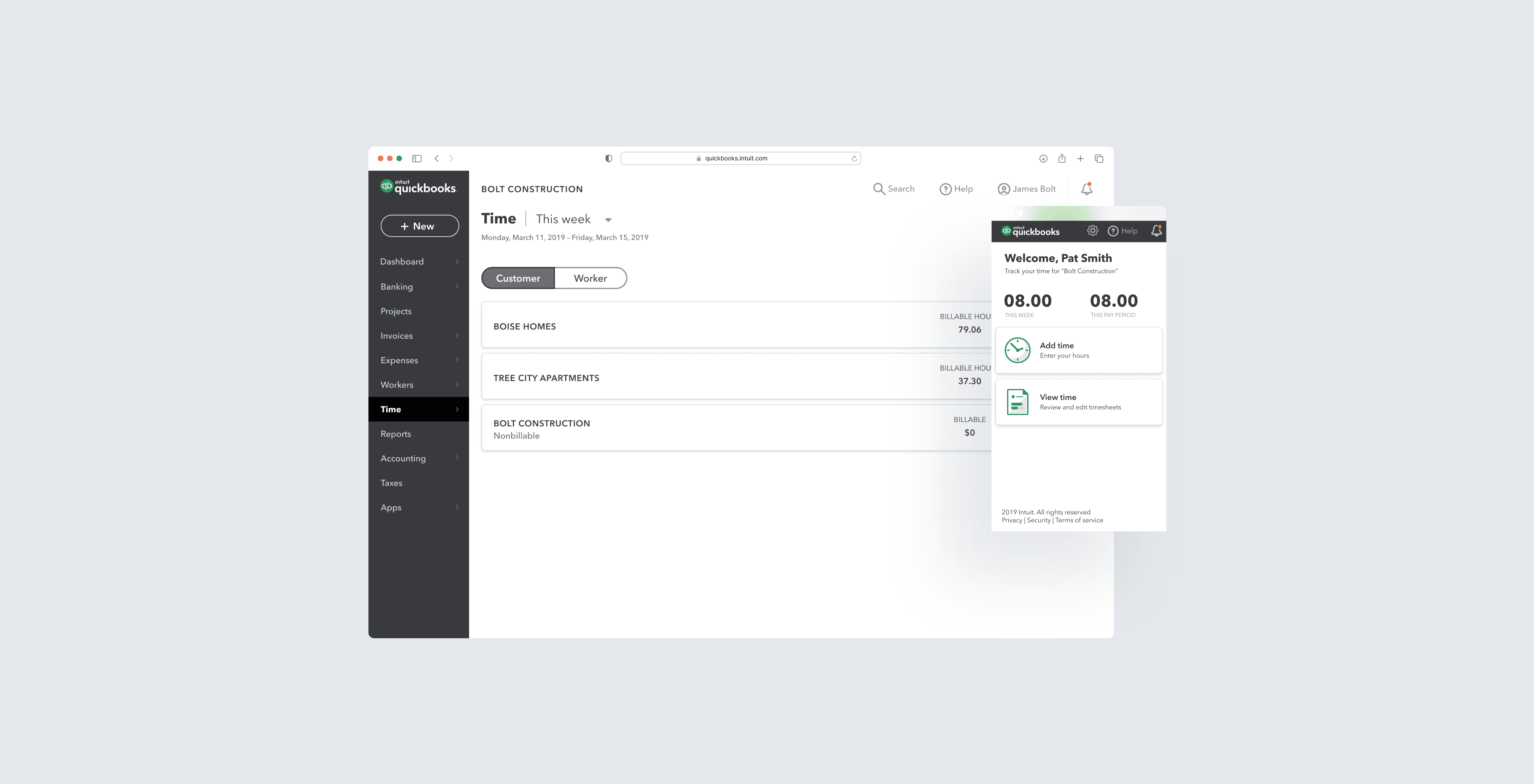 Image of the a QuickBooks employee profile with document management. Showing how an HR manager can see all their employee documents and share them with their employee in the QuickBooks Workforce app.