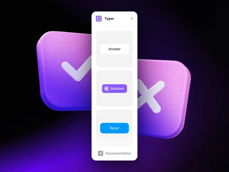 Typer Quiz framer forms