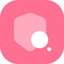 icon displaying shield with circle on it conveying security