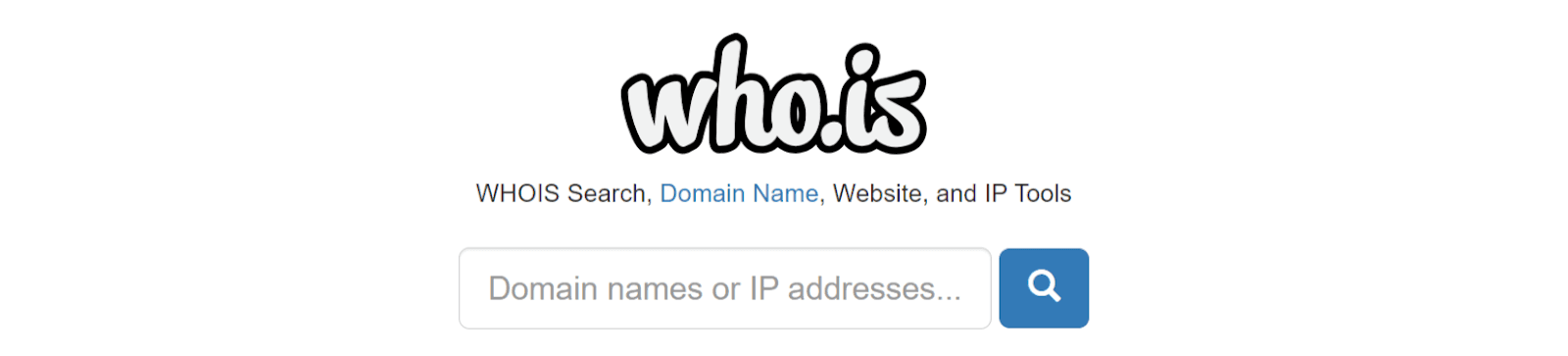 WHOIS LookUp Tool to find influencer’s email