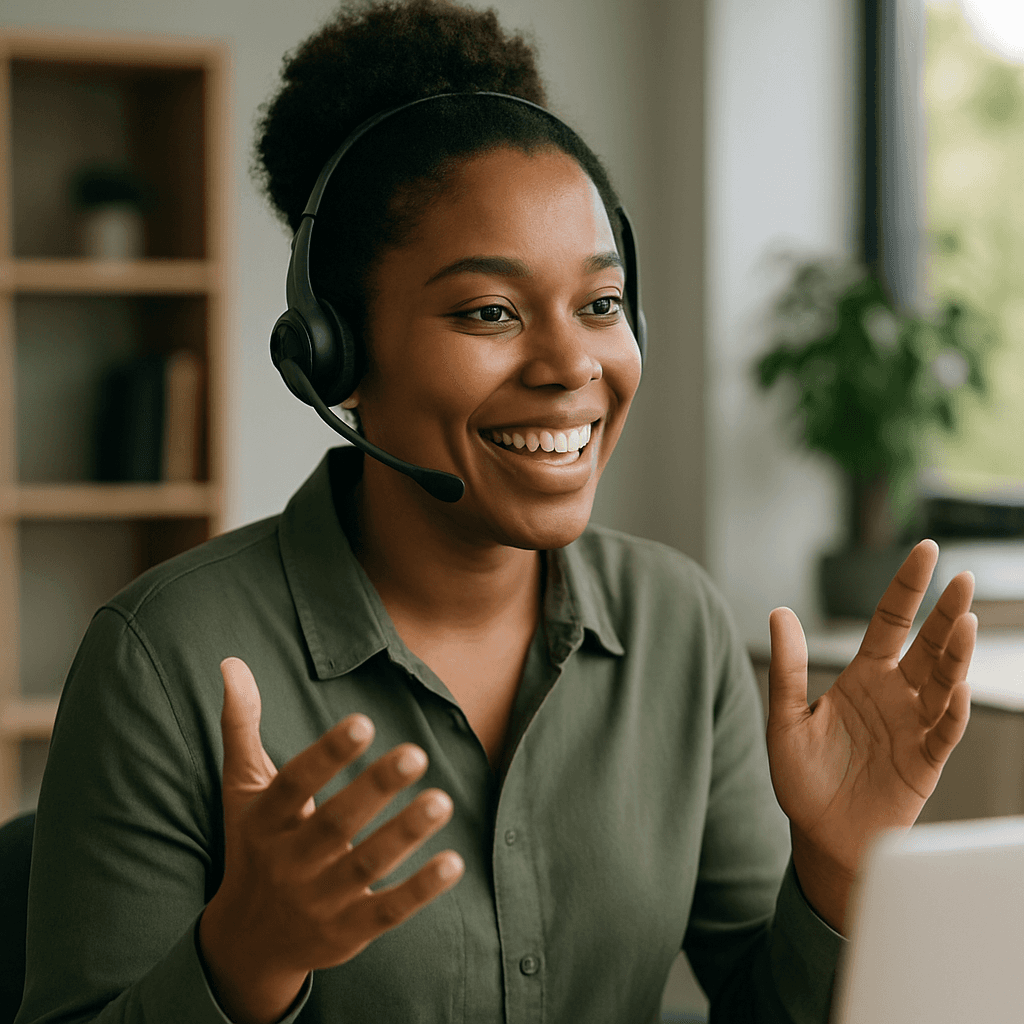 Man sitting on sofa using smartphone