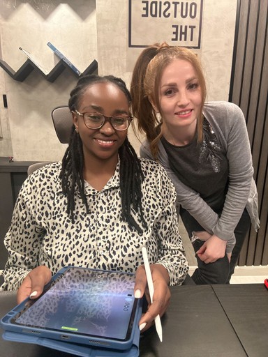 Jane muthoni and co-worker