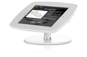 sign in tablet with text on screen