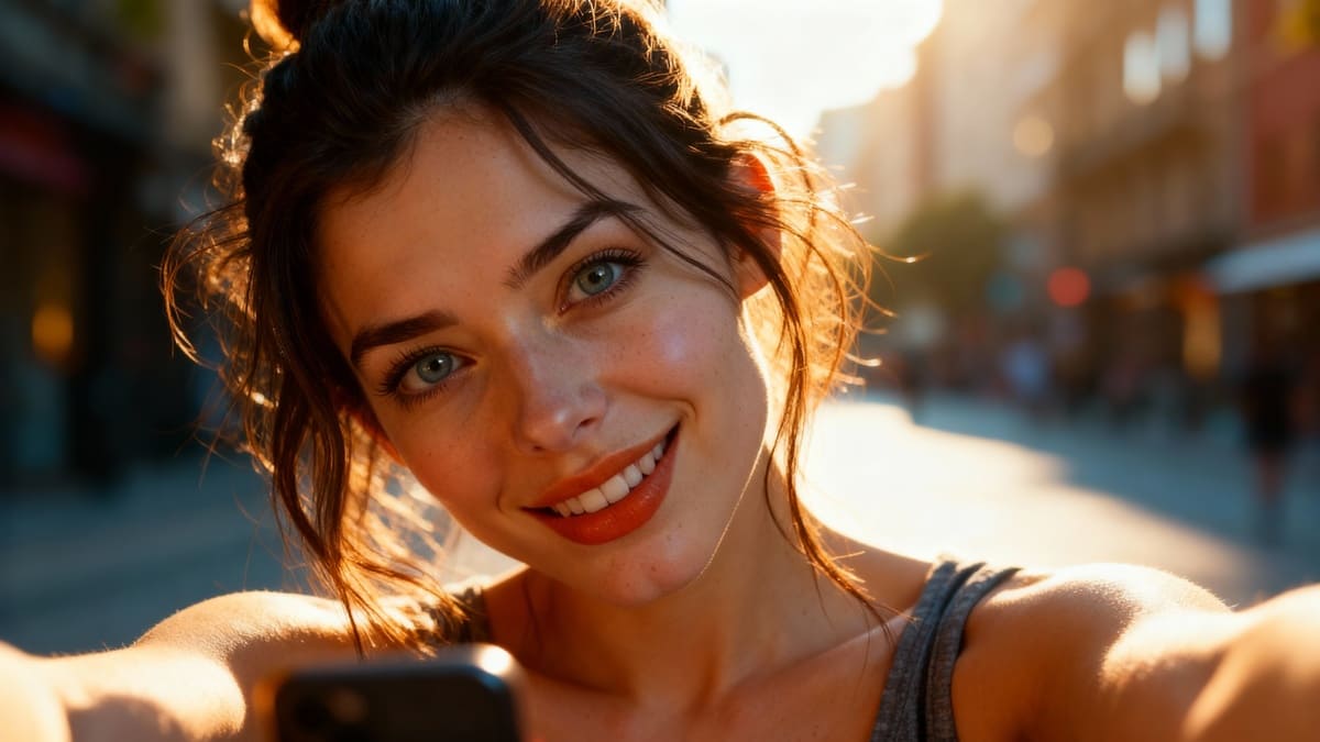 selfie généré par APOB AI