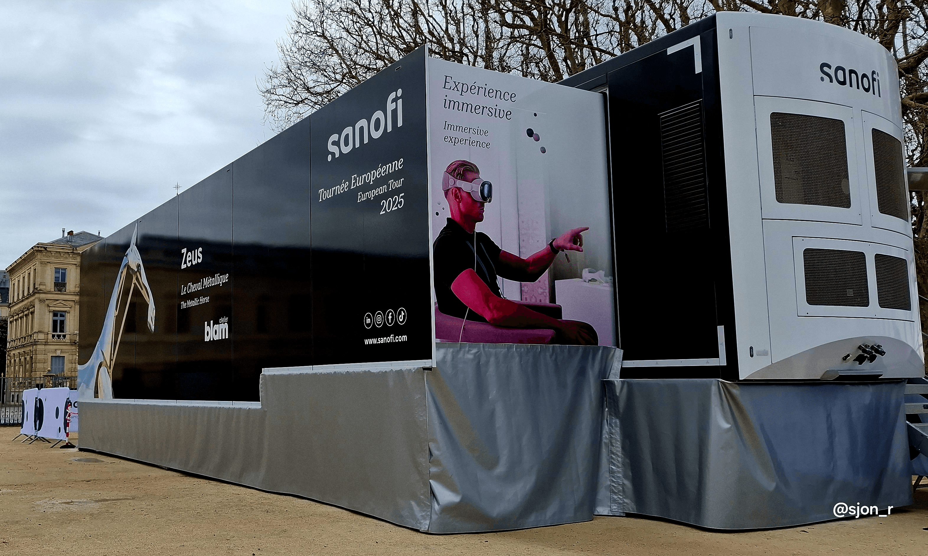 Sanofi european tour Expo mobile 7