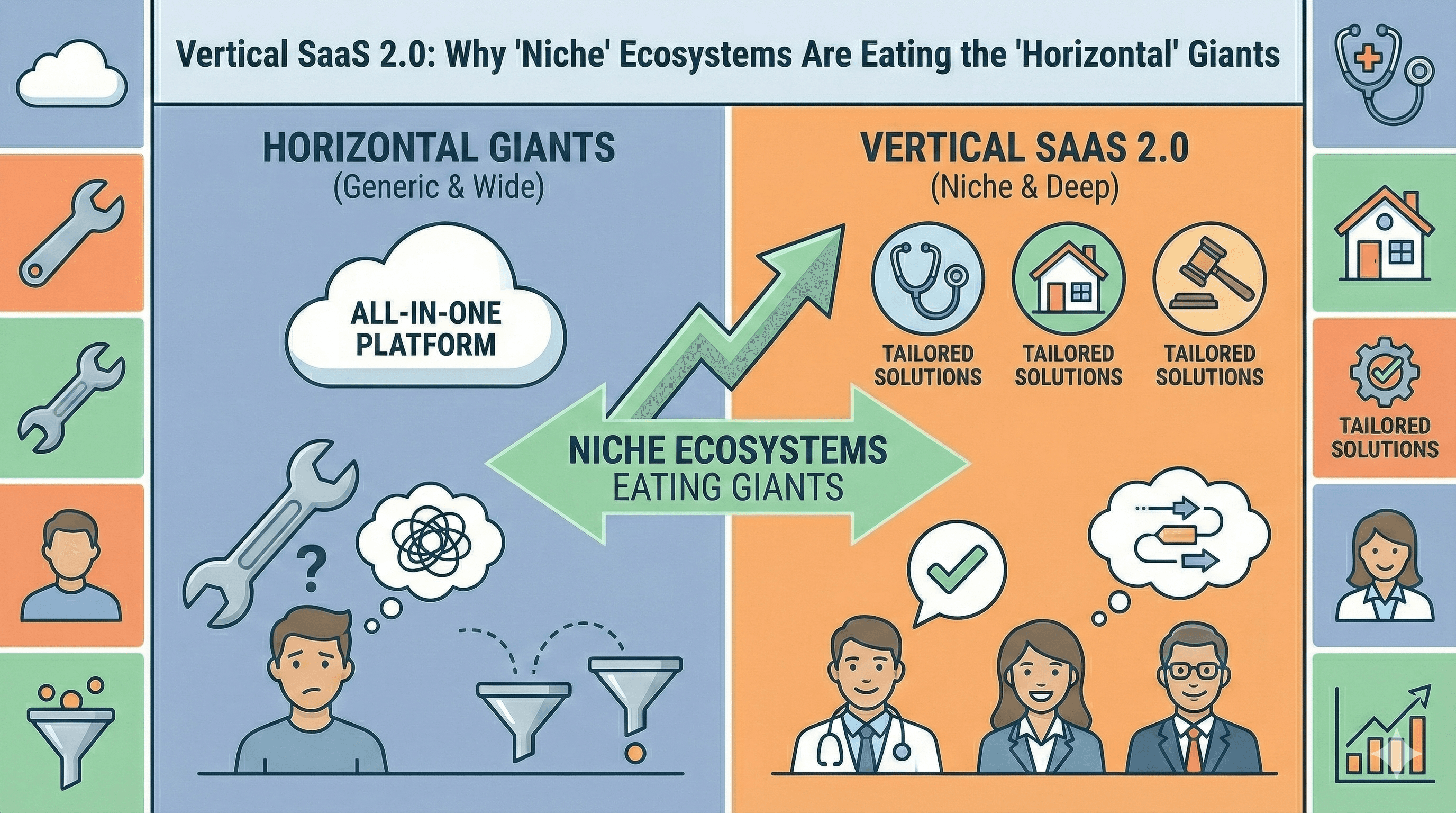 Why "Niche" Ecosystems Are Eating the "Horizontal" Giants
