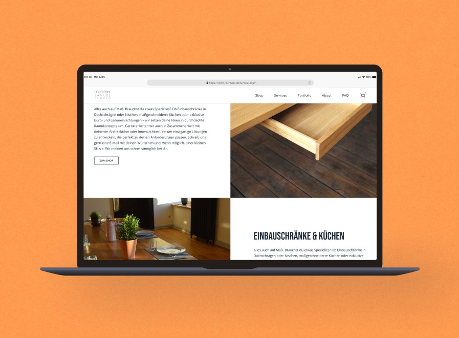 UI Design Website Samuel Becker