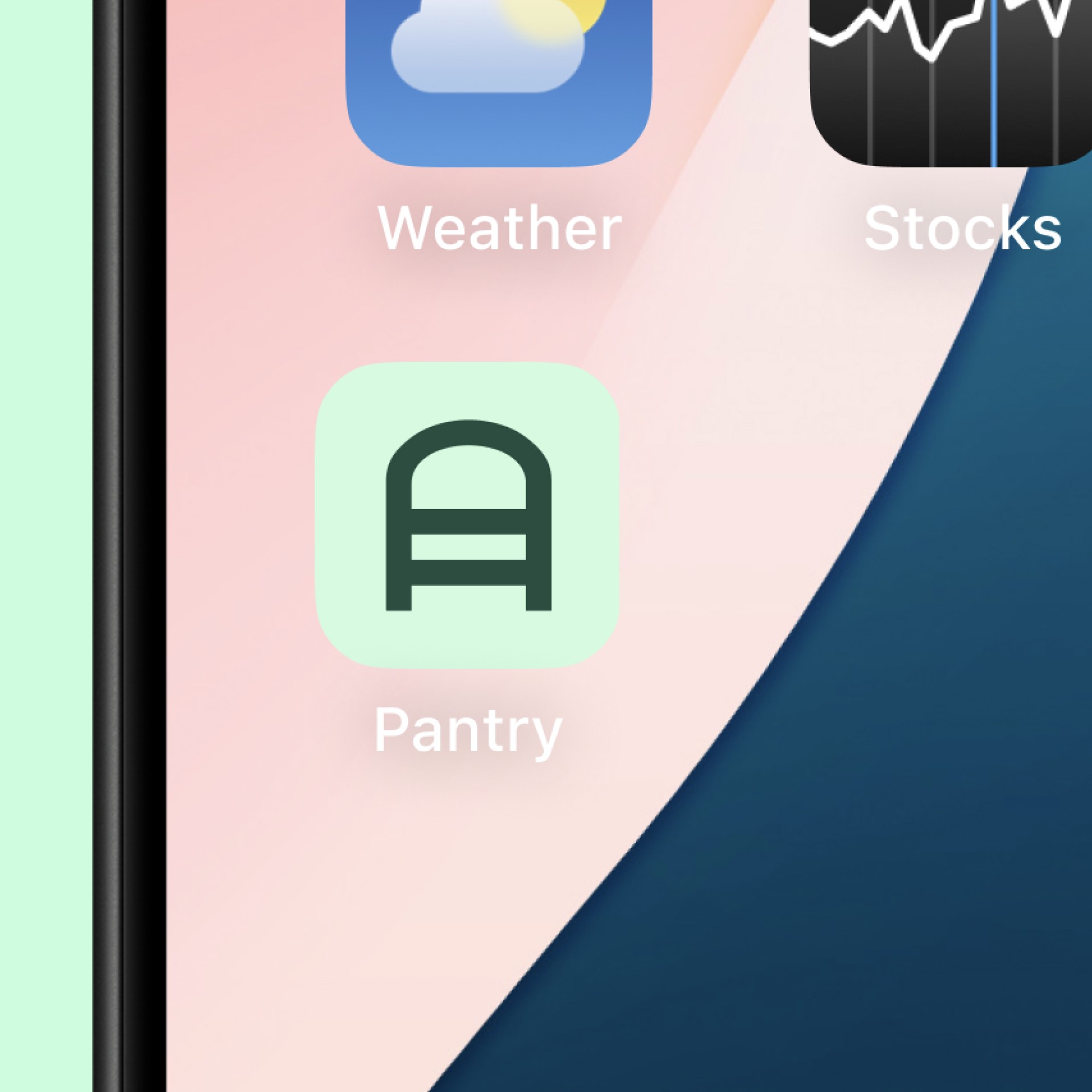 App Icon on iPhone home screen.