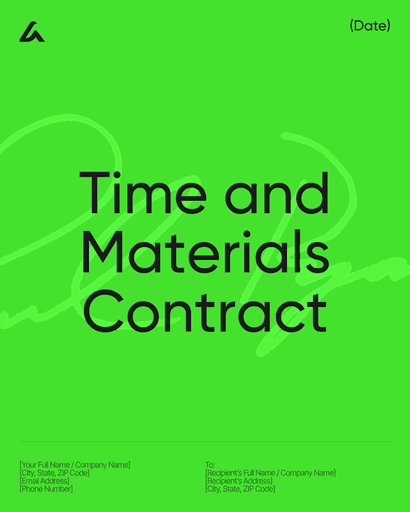 Time and Materials Contract