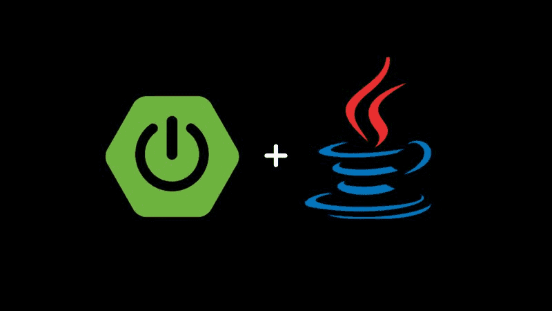 Logos of another Node.js alternative, Java Spring Boot.