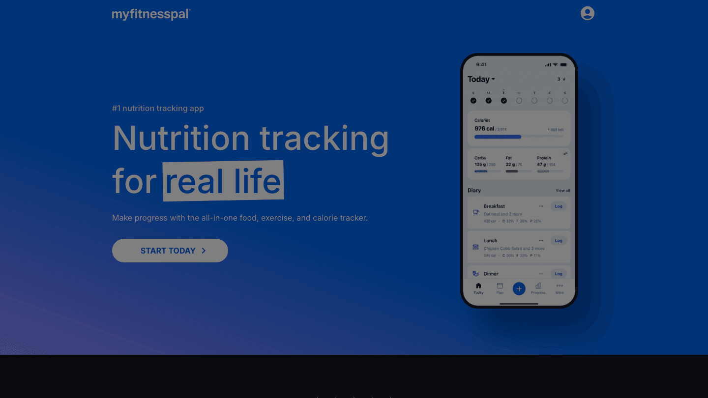 MyFitnessPal nutrition tracking app