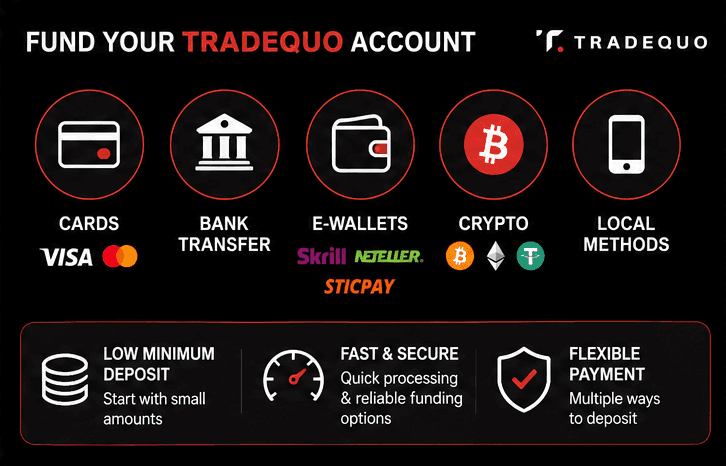 TradeQuo Deposit Methods