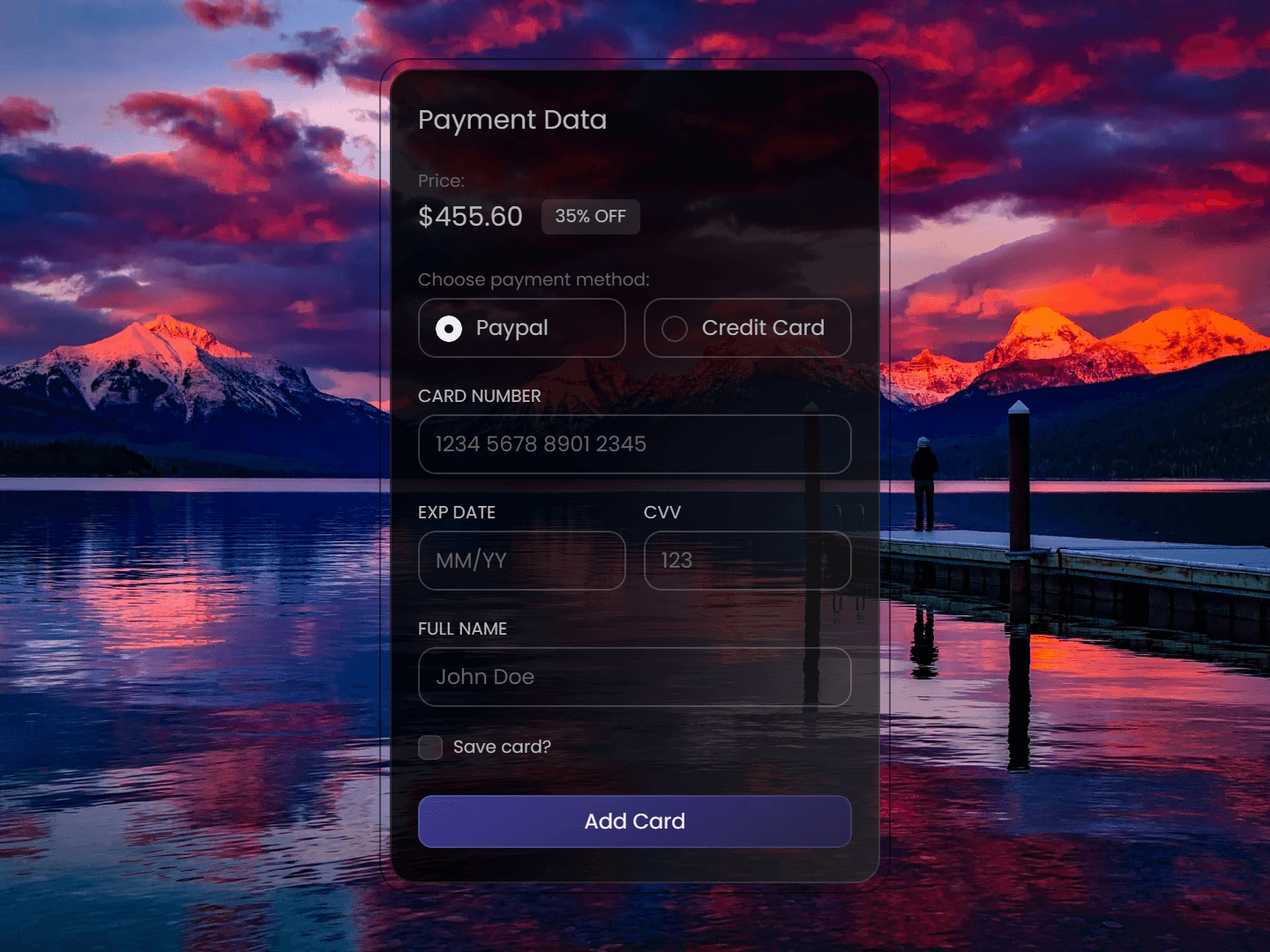 Payment Data Snapshot