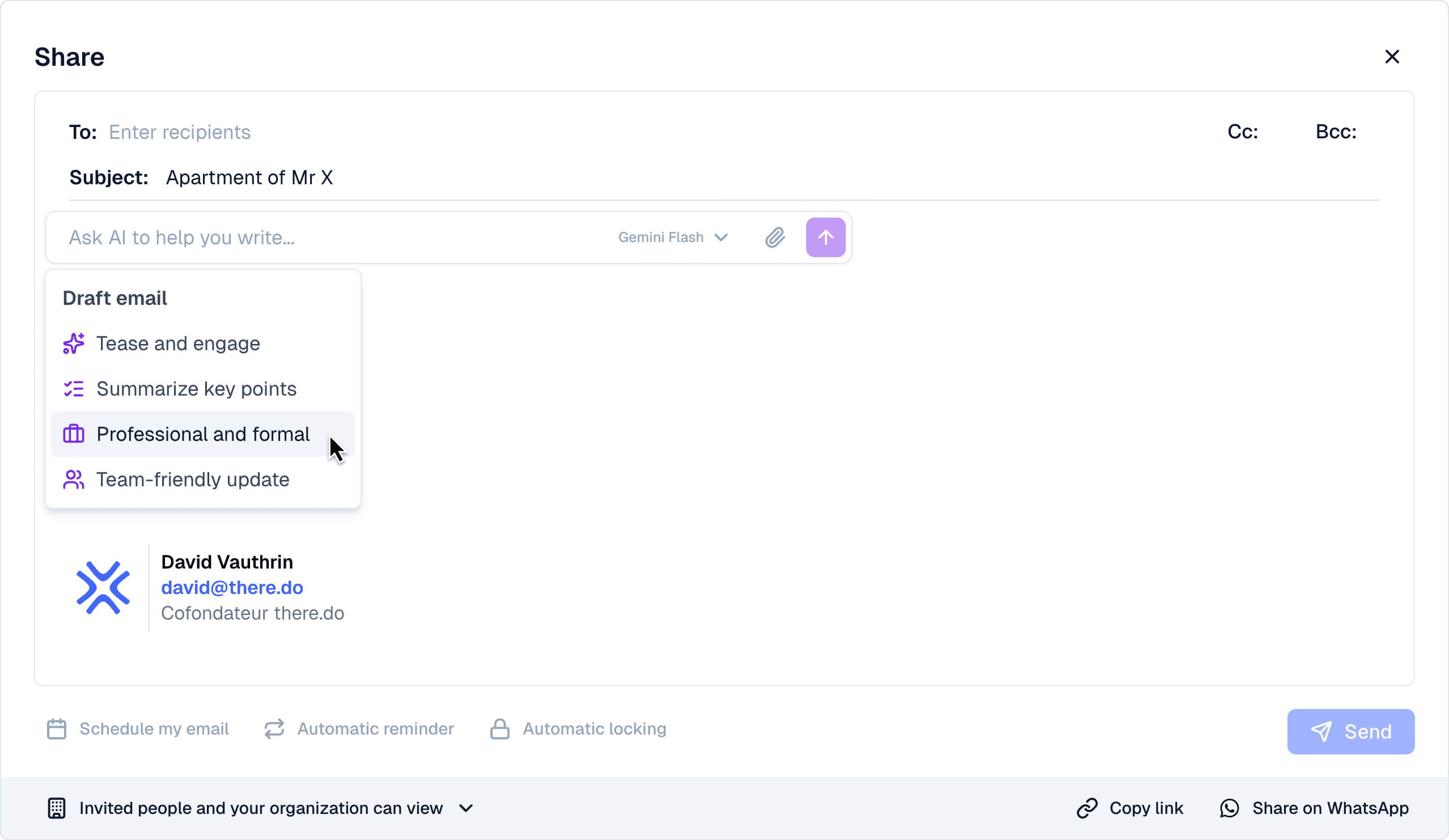 An image of Freelio's project ui