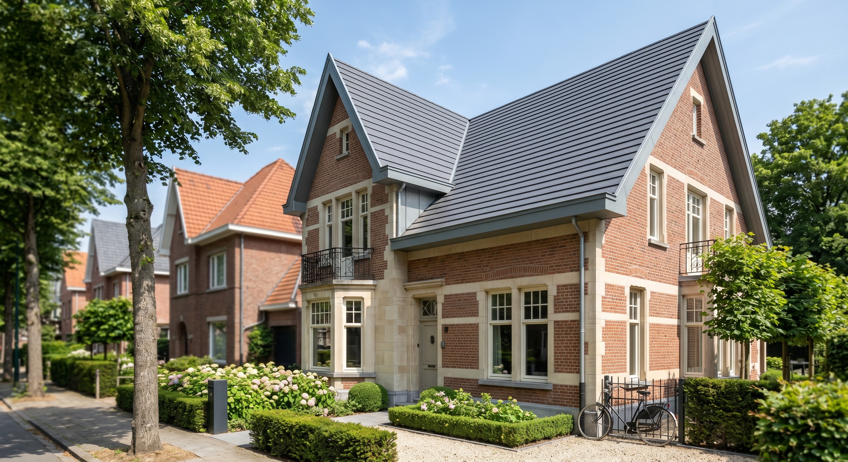 Resultat final d'une rénovation toiture à Uccle avec l’accompagnement de Renovsecure