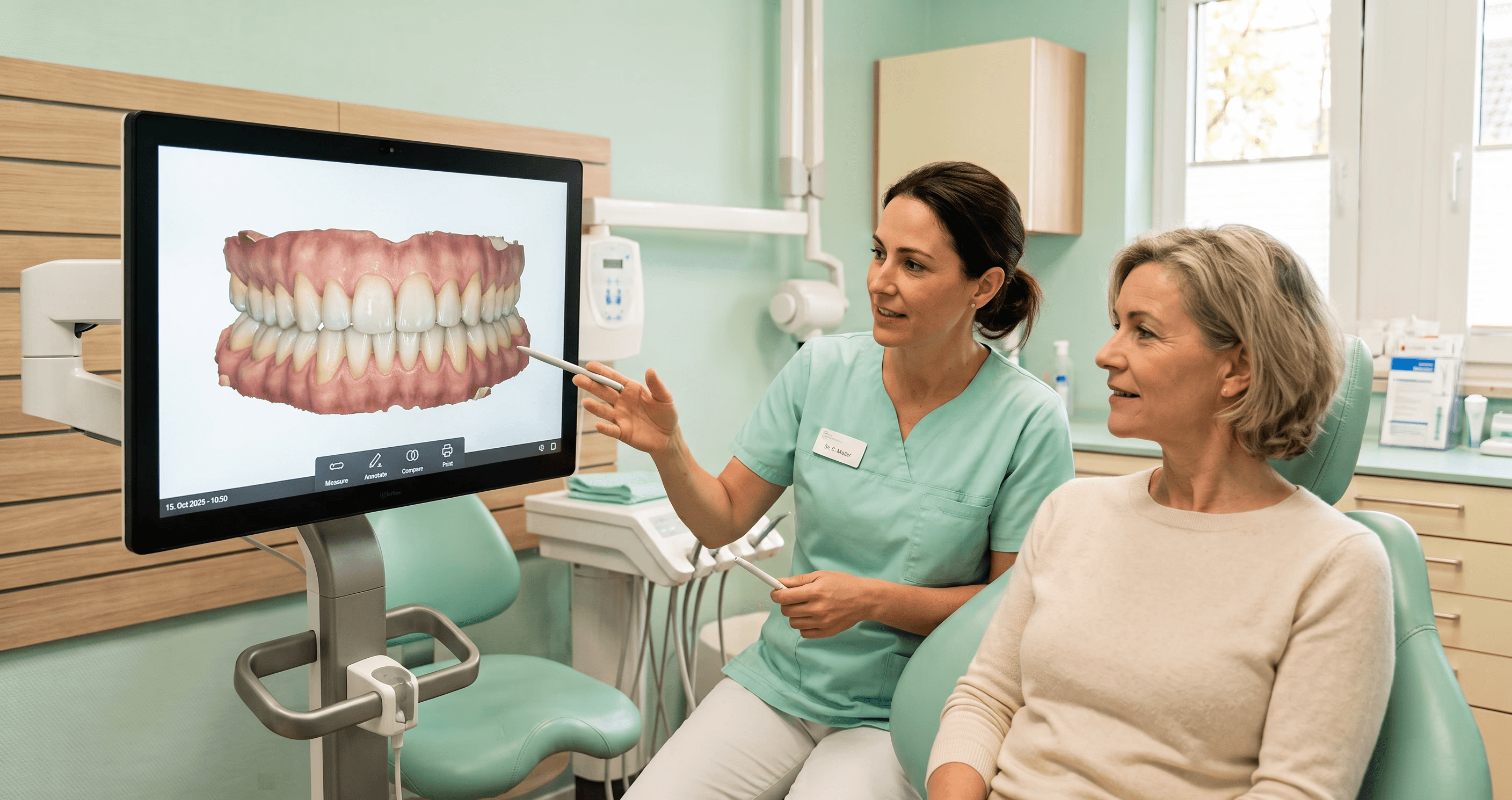 Digitale Diagnostik - 3D-Modell Ihres Gebisses