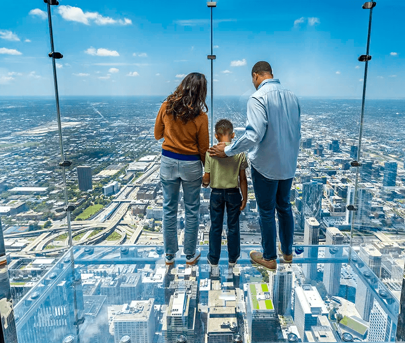 Chicago skyline view