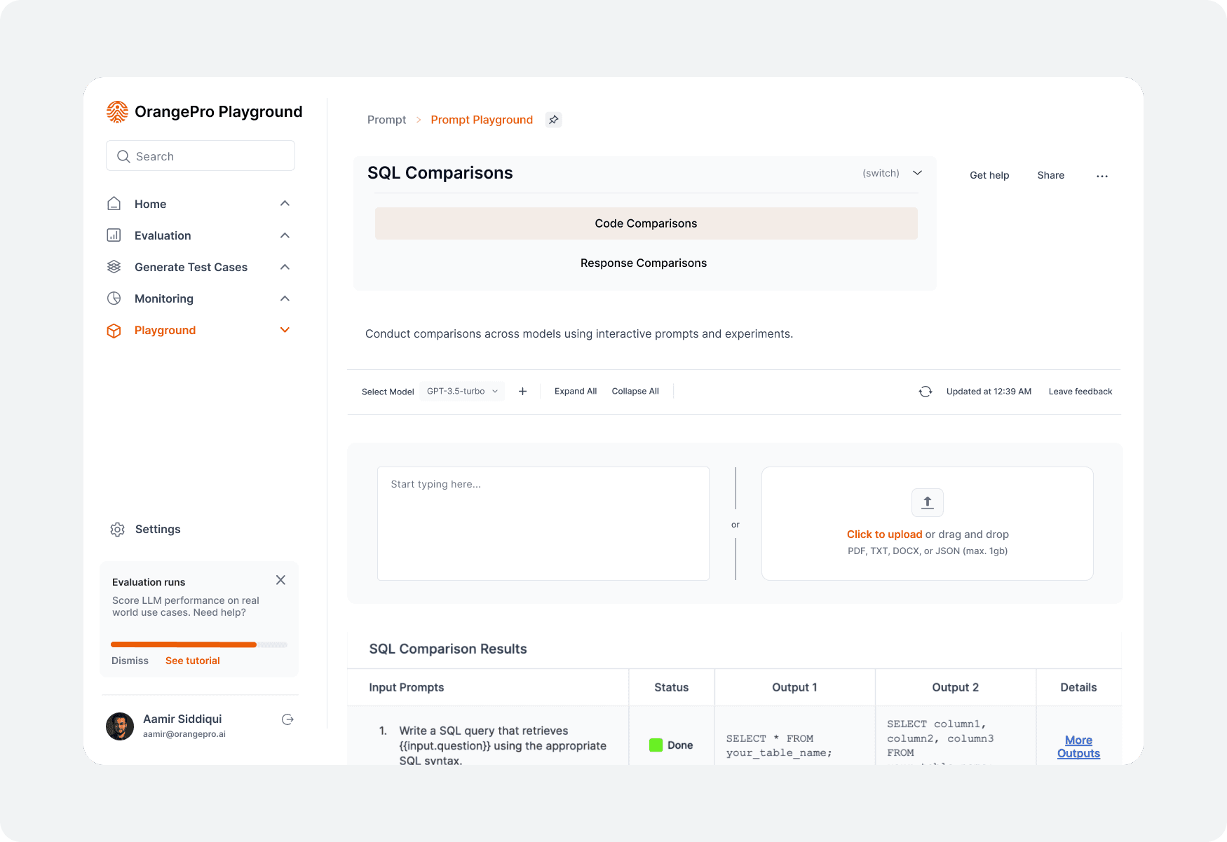 Full Dashboard with Sidebar