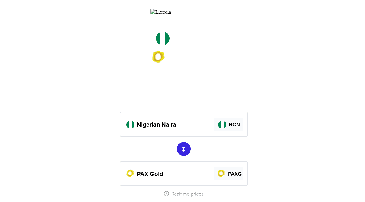 Convert Nigerian Naira (NGN) to PAX Gold (PAXG)