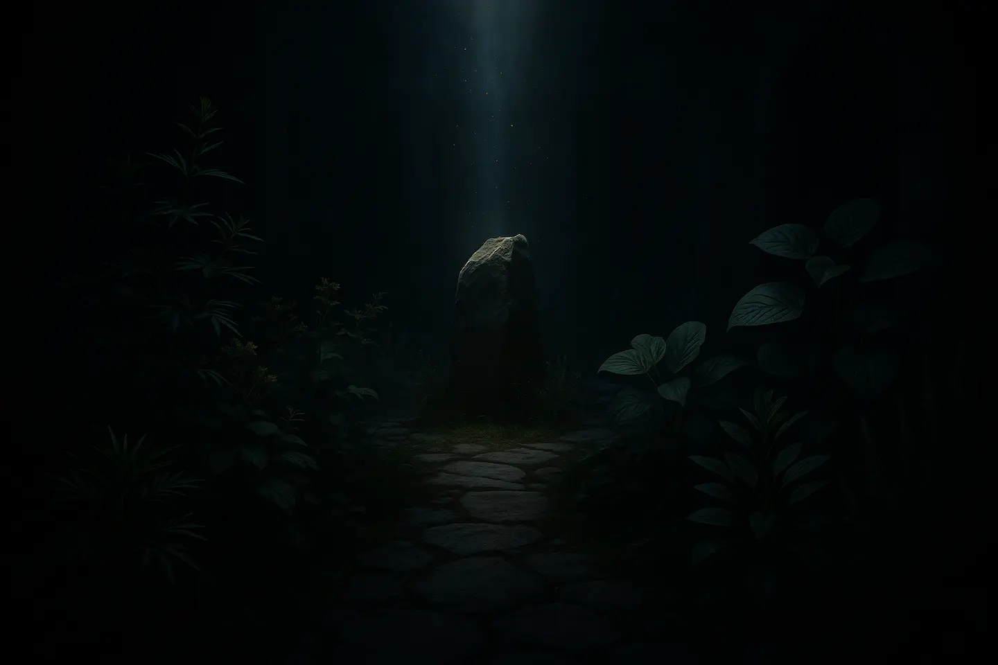 Weg durch botanischer Dschungle