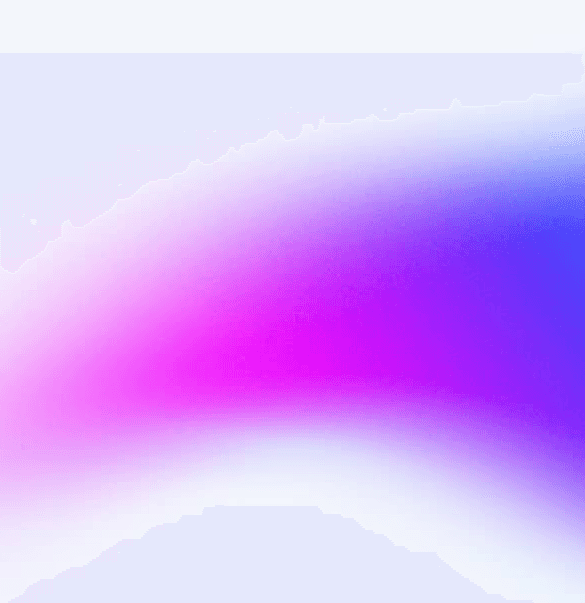 Graphic element with blue to violet gradient shape