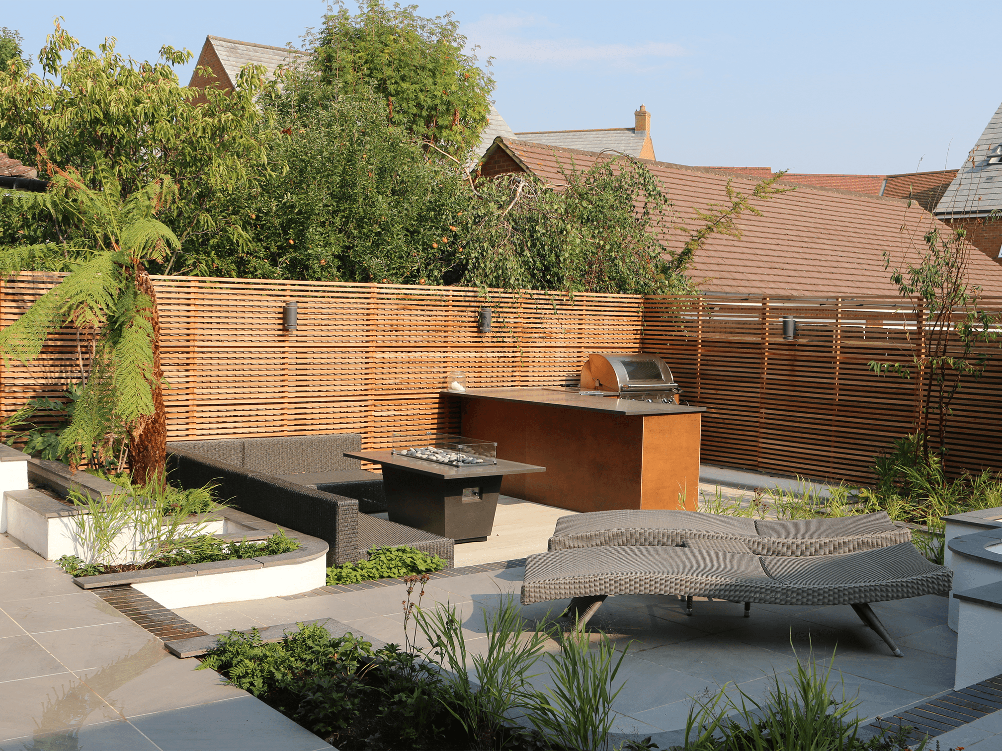 Outdoor living features in royston