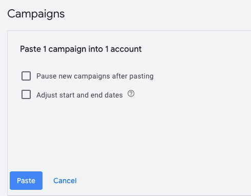 How to duplicate a YouTube ad campaign