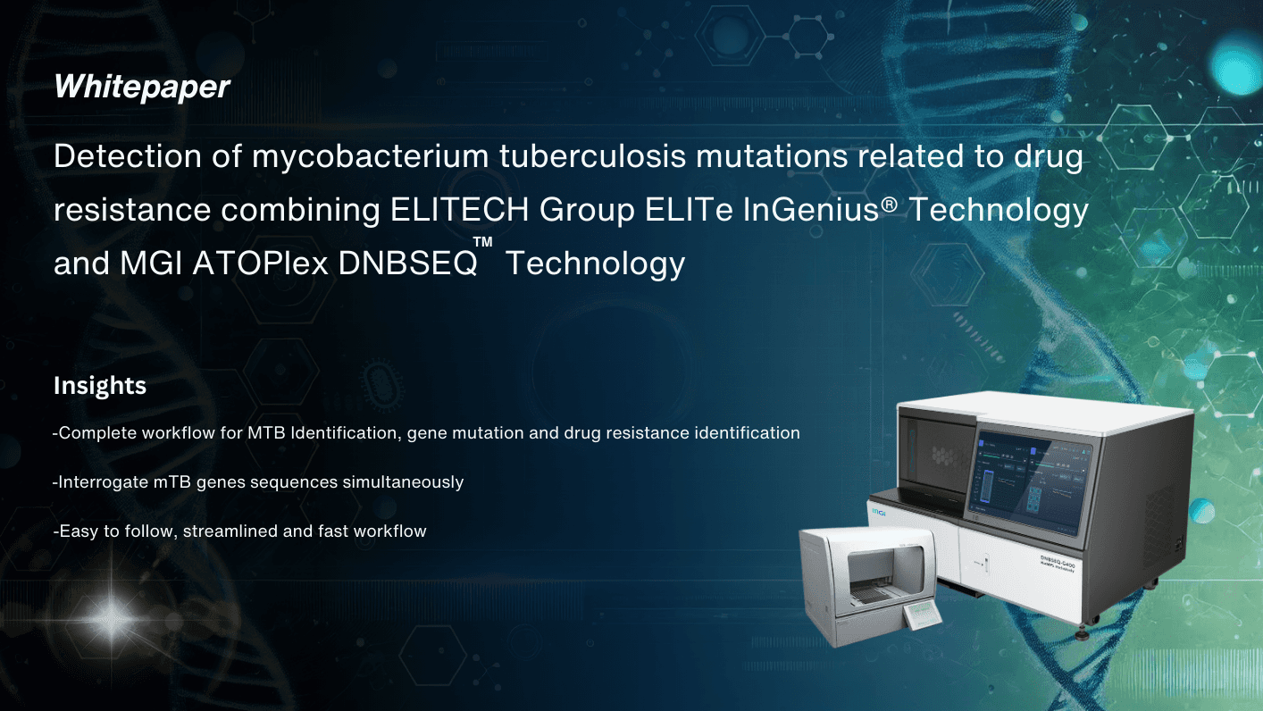 Detection of Drug-Resistant Mycobacterium tuberculosis Using ELITe InGenius® and MGI ATOPlex Technology