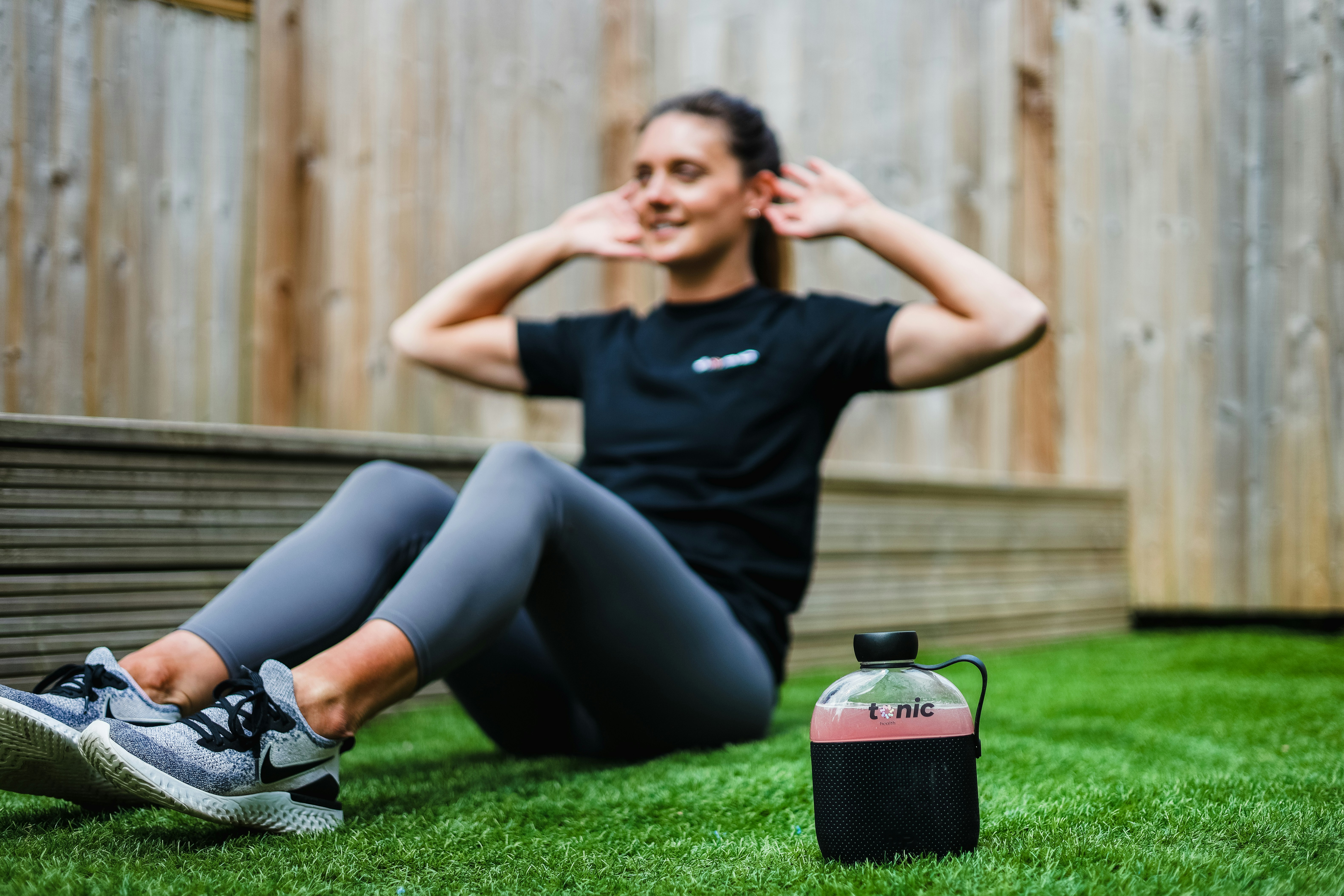 Woman Exercising