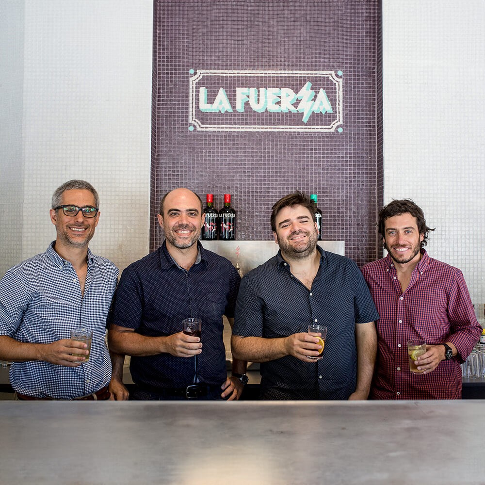 Equipo la fuerza: Agustín Camps, Martín Auzmendi,Julián Díaz, Sebastián Zuccardi.